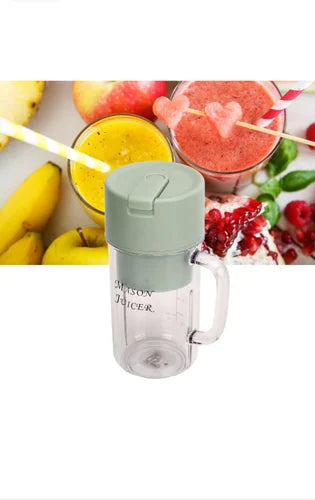 Straw type juicing cup