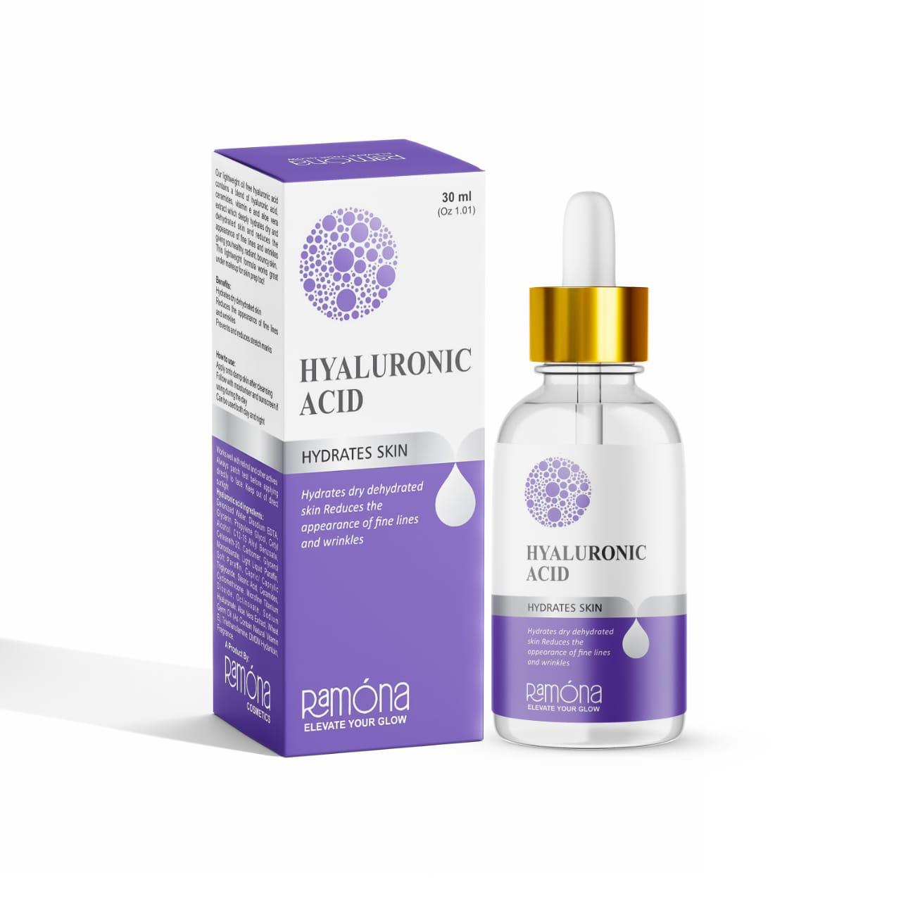 Hyaluronic Acid Hydrating Serum - Made From Pure Anti Aging/Wrinkle - Ultra Hydrating Moisturizer That Reduces Dry Skin Manufactured In Germany